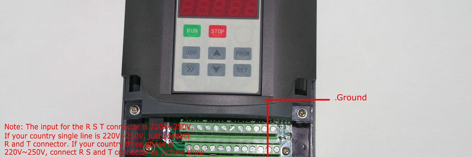 Connect spindle with inverter Raw Avantic EN
